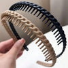 Frosted Toothed Anti-Slip Headbands for Women and Girls 1 or 2-Pack Party Hairbands