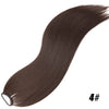 24-Inch (61 cm) Synthetic Braided Ponytail Extension – Black Long Straight Hairpiece with Elastic Band