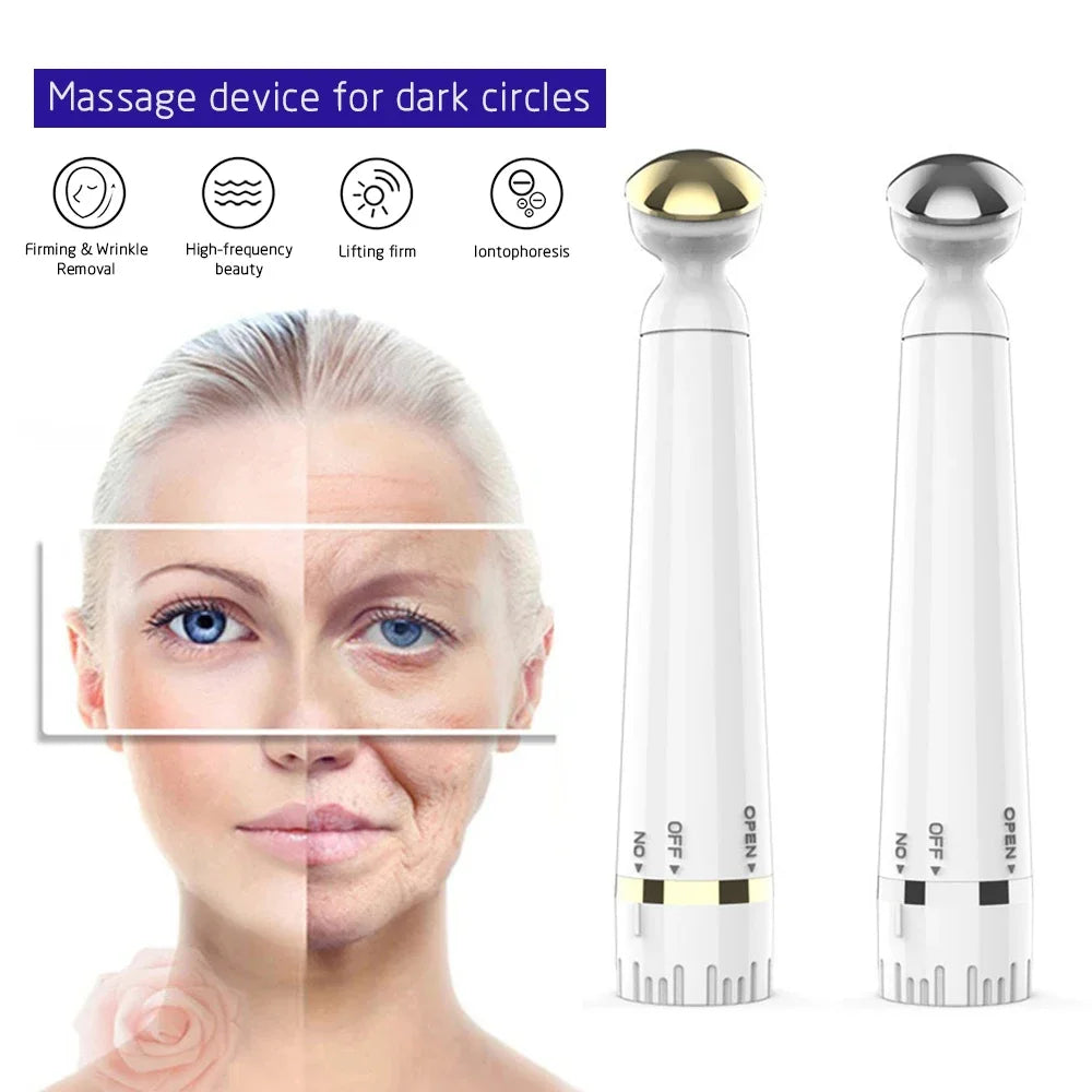 Mini Electric Vibration Eye Massager Anti-Aging Dark Circle & Wrinkle Removal Pen