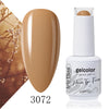 15ml Gel Nail Polish 65 Colors Soak-Off UV/LED Semi-Permanent Nail Gel Varnish