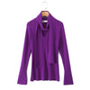 Gentle Ribbon V-Neck Knit Sweater – French Elegant Plus Size Pullover Jumper for Autumn/Winter