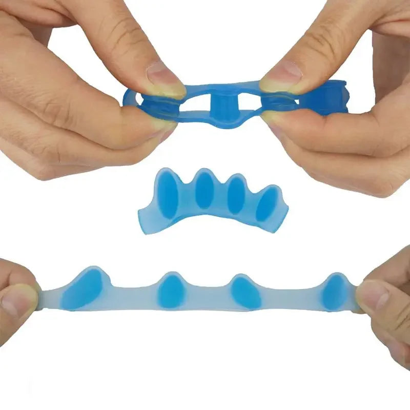 2-Pack Silicone Toe Separators Gel Bunion Corrector & Toe Straightener Spacer for Hammer Toe Relief