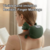 Electric Neck & Shoulder Massager with Hot Compress – Cervical Trapezius Kneading Therapy, 4-Finger Massage Head, USB Rechargeable