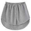 Plus Size Shirt Extender 0XL–5XL Detachable Fake Shirt Tail Underskirt for Sweaters & Blouses