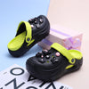 Women Platform Clogs Cartoon Hollow Summer Beach Slide Sandals Lightweight EVA Garden Slides