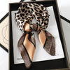 Satin Square Scarf 70cm (27.6 in) Silk-Look Polyester Neck & Hair Tie Bandana for Women Floral Headscarf Hijab