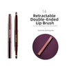 Retractable Hourglass-Style Makeup Brush - Multi-Purpose Synthetic Brush for Foundation, Concealer, Powder, Bronzer, Blush, Eyeshadow, Eyeliner