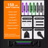 10-14 Piece Adjustable Resistance Bands Set – Portable Pull Rope Muscle Training Fitness Kit