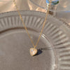 Shiny Butterfly Double Layer Pendant Necklace for Women - Delicate Clavicle Chain Fashion Jewelry Gift