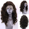 Short Wavy Lace Front Synthetic Wig for Women — 12–18 in (30–46 cm) Cosplay Bob in Silver, Brown, Pink, Blue