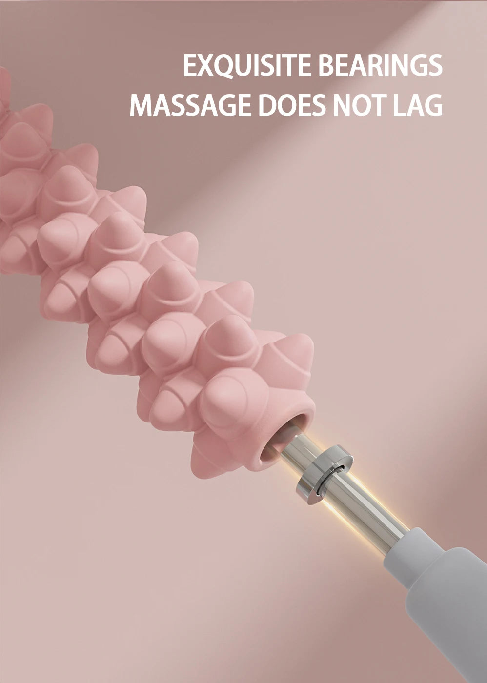 Wolf Tooth Muscle Massage Stick Roller - TPE Deep Tissue Massager for Calves, Thighs, Arms & Forearms, Yoga & Fitness Recovery