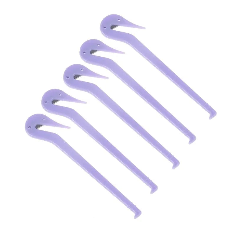 5-Pack Hair Band Cutter & DIY Headband Styling Tool – Elastic Hair Bands Kit (Purple/Pink)