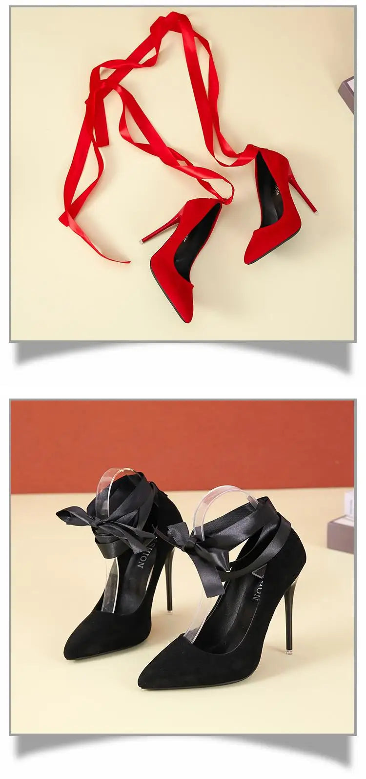 Pearl Bead Ankle-Strap Pumps Gold – Rhinestone Buckle High Heels 7cm (2.8in) & 10cm (3.9in) – Party Wedding Shoes, Plus Sizes to EU 45