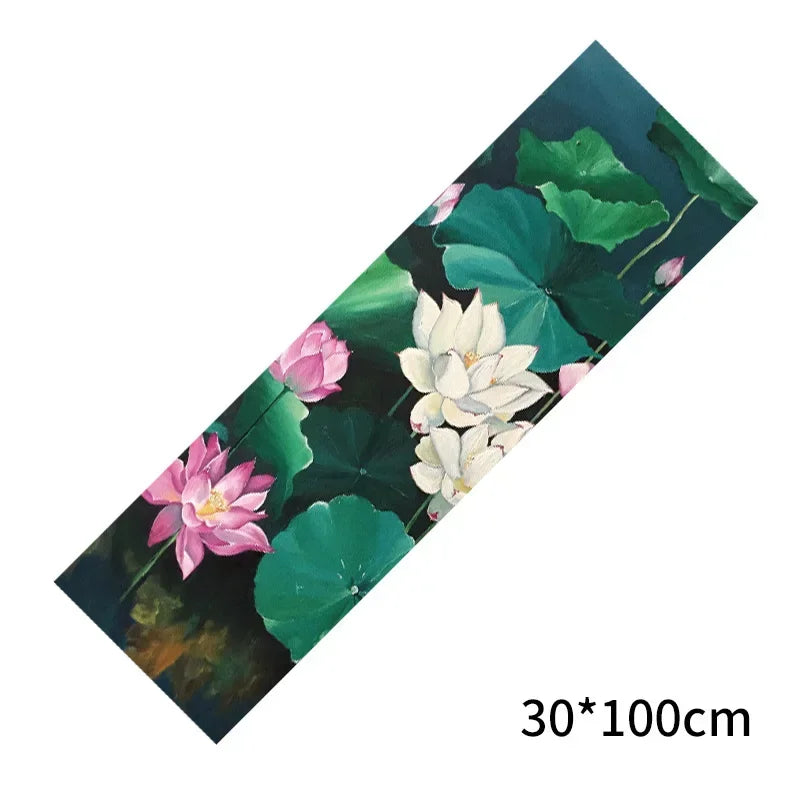 30 x 100 cm (11.8 x 39.3 in) Cooling Yoga Towel – Double-Layer Non-Slip Quick-Dry Pilates Mat Protector