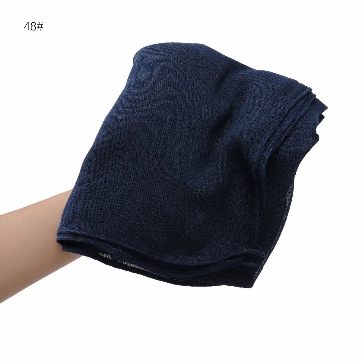 Women's Large Solid Polyester Hijab Scarf 80 x 190 cm (31.5 x 74.8 in) Long Muslim Headscarf Wrap Shawl Turban