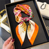 Luxury Horse Print Silk-Feel Square Scarf 70 x 70 cm (27.6 x 27.6 in) – Women's Neck, Hair, Foulard, Bandana