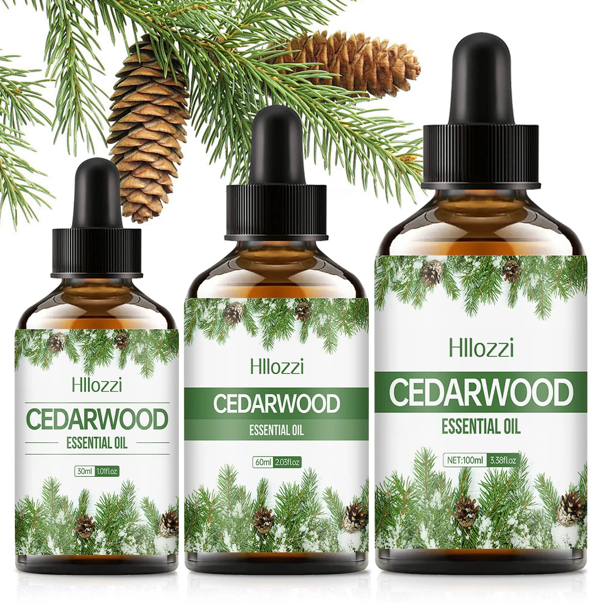 Cedarwood Essential Oil for Diffusers & DIY Aromatherapy, Warm Woody Scent for Home and Skincare