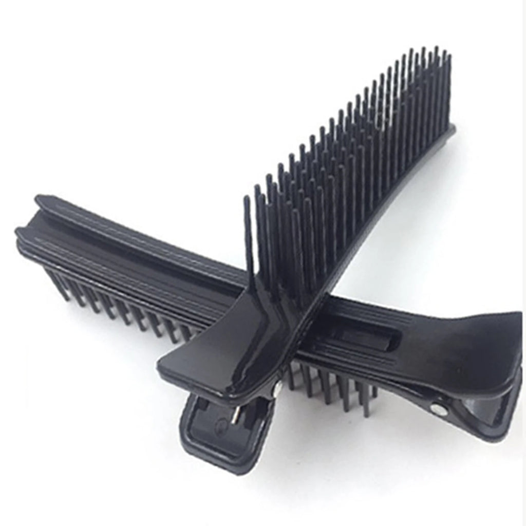 Non-Slip Wide-Tooth Hair Sectioning Clips – Salon & Home Styling Hairdressing Clips