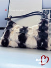 Real Mink Fur Shoulder Bag Luxury Women's Fur Crossbody Handbag