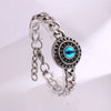 Viking Rune Wolf Celtic Knot Stainless Steel Bracelet for Men Nordic Link Chain