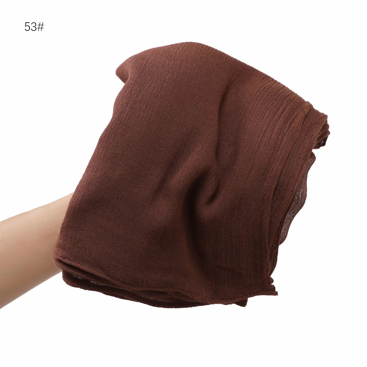 Women's Large Solid Polyester Hijab Scarf 80 x 190 cm (31.5 x 74.8 in) Long Muslim Headscarf Wrap Shawl Turban