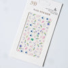 Christmas 3D Self-Adhesive Nail Stickers Gingerbread Snowflake Penguin Bell Holiday Nail Art Decals
