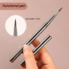 Professional Nail Art Liner Brush Set — Striping & Detailing Pens, 6–25 mm (0.24–0.98 in) Tips