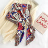 90 x 90 cm (35 x 35 in) Twill Silk-Feel Square Scarf – Women’s Luxury Tree Print Head Scarf, Shawl, Hijab, Bandana