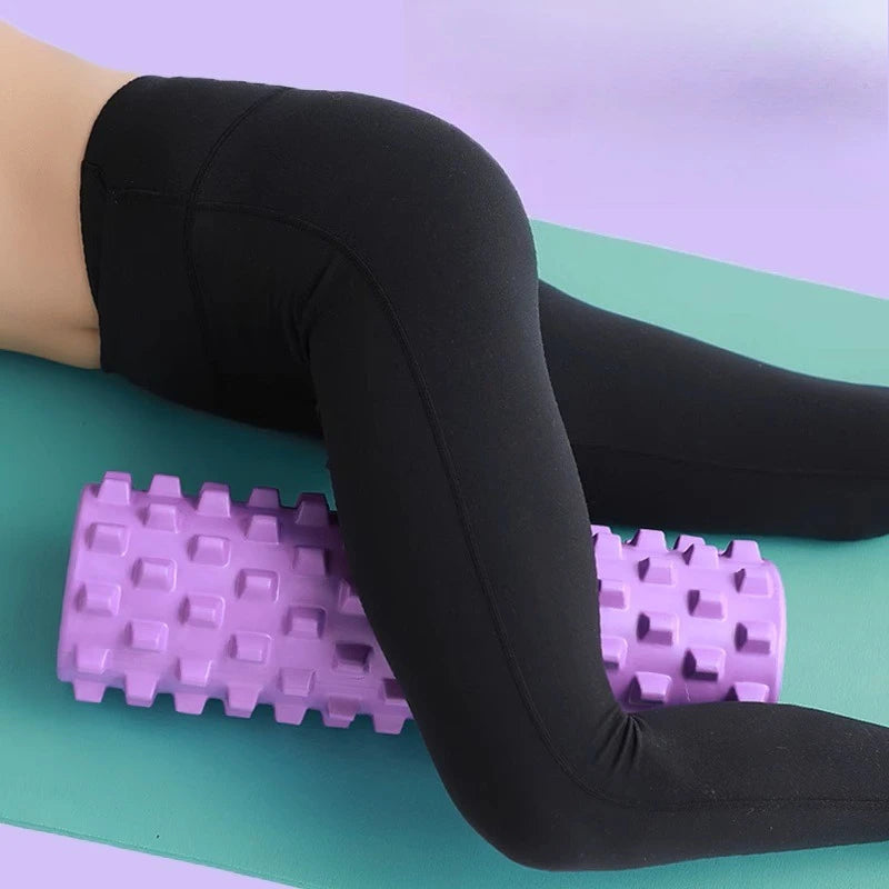 Hollow Muscle Massage Roller Mace – Yoga Column Massager for Back, Foot & Full-Body Relaxation