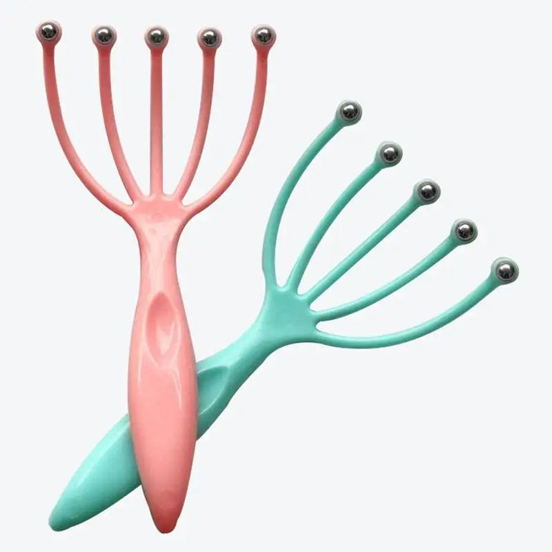Five-Claw Handheld Head Massager – Portable Scalp Massager for Women, Relaxation & Stress Relief