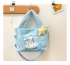 MINISO Sanrio Kawaii Plush Tote Bag Hello Kitty Kuromi My Melody Cinnamoroll 27cm (10.6 in) Plush Handbag Cute Gift for Women