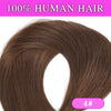 100-200g Remy Human Hair Clip-In Extensions Full Head Dark Brown 14–28 in (35–70 cm) 7-Piece Clip-On Set