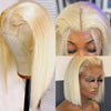 13x4 Lace Front Short Bob Human Hair Wig Transparent Swiss Lace, 613 Blonde, 99J Burgundy, Chocolate Brown, Natural Black