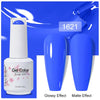 Top & Base 15ml (0.5 fl oz) Gel Nail Polish – Semi-Permanent UV/LED Soak-Off Base Coat and Top Coat, Long-Lasting Manicure