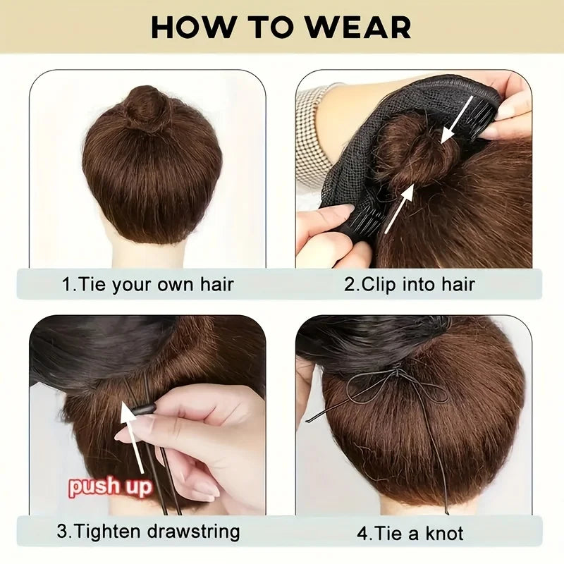 22-Inch (56 cm) Curly Drawstring Ponytail Extension for Women - Long Kinky Curly Clip-In Synthetic Hairpiece