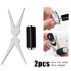 Y-Shaped Double-Head Cat Eye Nail Magnet 1/2-Pack French-Style DIY Magnetic Gel Polish Tool