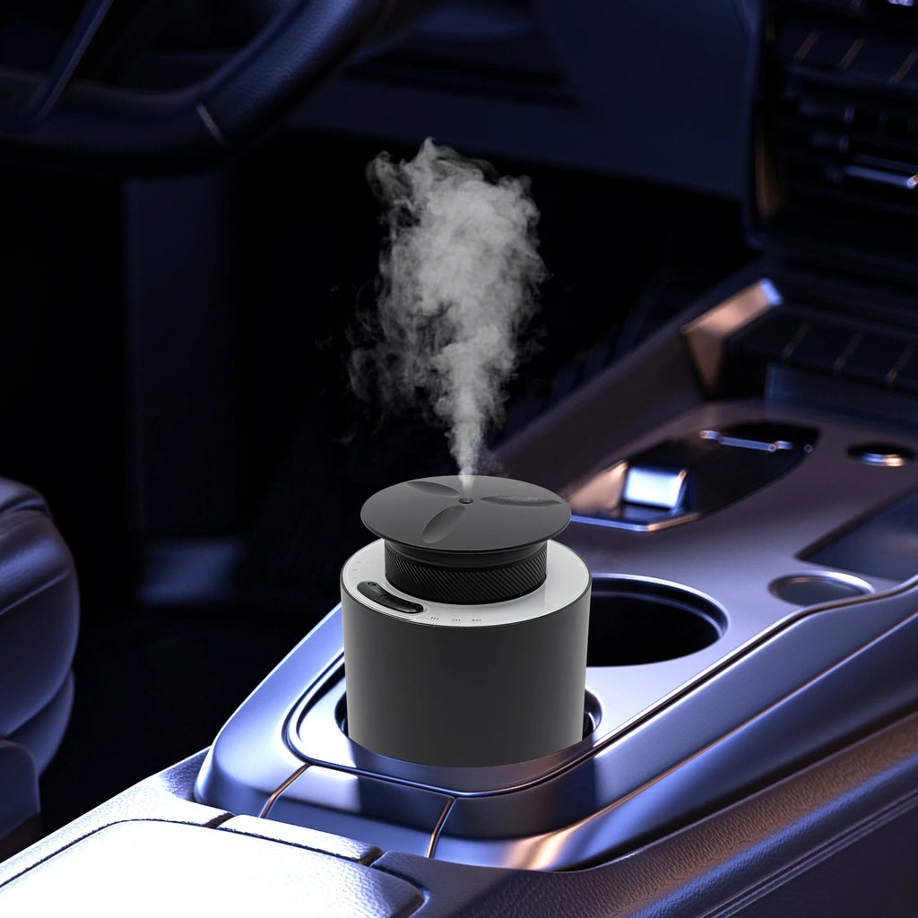 Mini Waterless USB Essential Oil Diffuser, 10ml/0.34oz — Portable Aroma Diffuser with 3 Spray Modes, 2000mAh Rechargeable for Car & Home