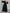 Plus Size A-Line Long Sleeve Dress with Contrast Bow Round Neck Black (XL-XXXXL)