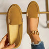 Women's Casual Slip-On Suede Loafers — Non-Slip Flat Round Toe for Spring & Autumn