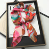 Satin-Look Square Scarf 27.6 x 27.6 in (70 x 70 cm) Cat Print Headscarf, Neck Wrap & Bandana for Women