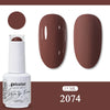 Glitter Gel Nail Polish 15ml Soak-Off UV/LED Base & Top Coat, 321 Colors