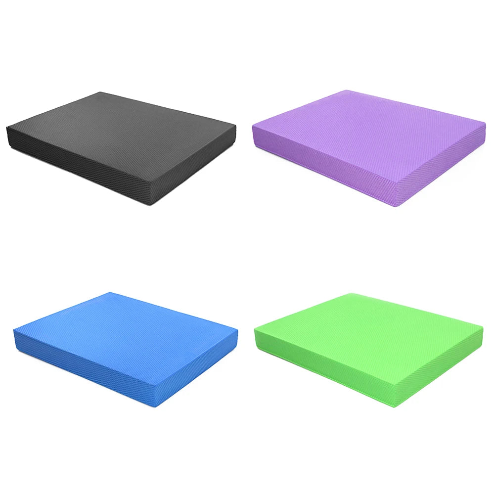 TPE Soft Balance Pad 11.8 x 7.9 x 2.36 in (300 x 200 x 60 mm) – Non-Slip Yoga & Pilates Trainer, Knee Cushion for Rehab, Core Strength & Balance