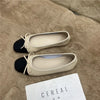Women's Large Size Bow Loafers Flat Shoes - Round Toe Shallow Slip-On, Casual Spring/Autumn (EU 44-48)