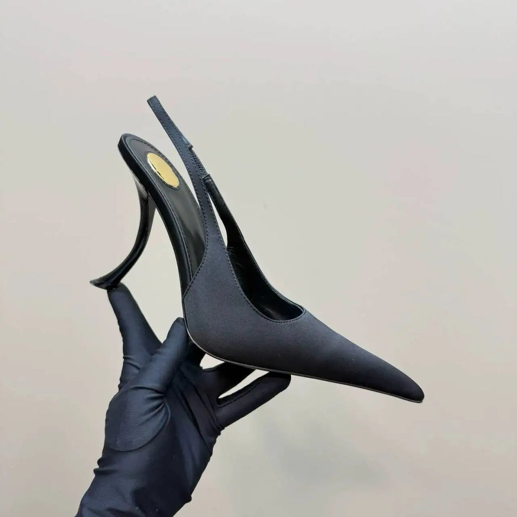 Women's Slim-Fit Pointed High Heel Sandals – 10 cm (4 in) Stiletto Party & Wedding Heels