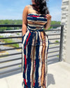 Polka Dot Off-Shoulder Jumpsuit for Women — Casual Spring/Autumn Streetwear & Office