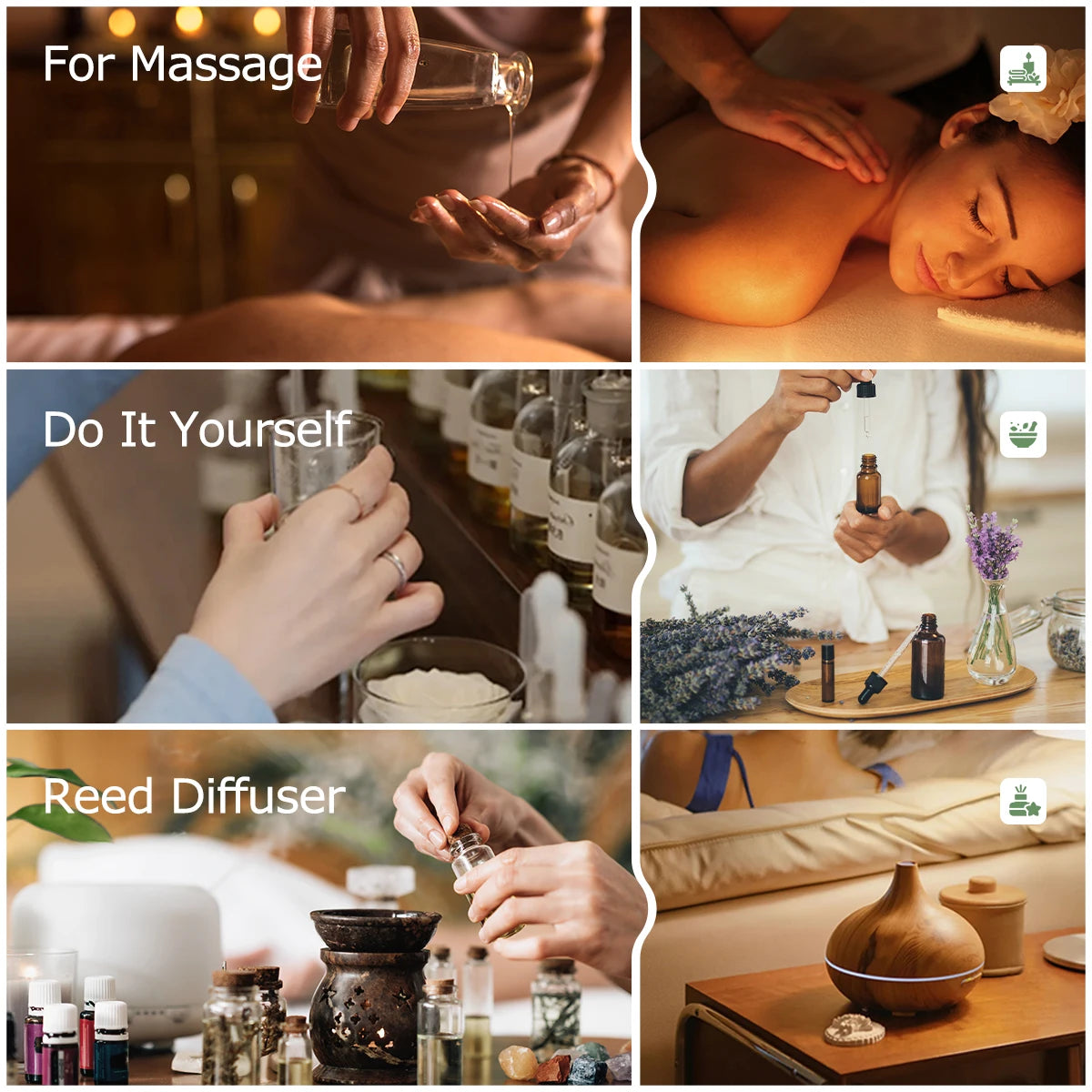 Cedarwood Essential Oil for Diffusers & DIY Aromatherapy, Warm Woody Scent for Home and Skincare