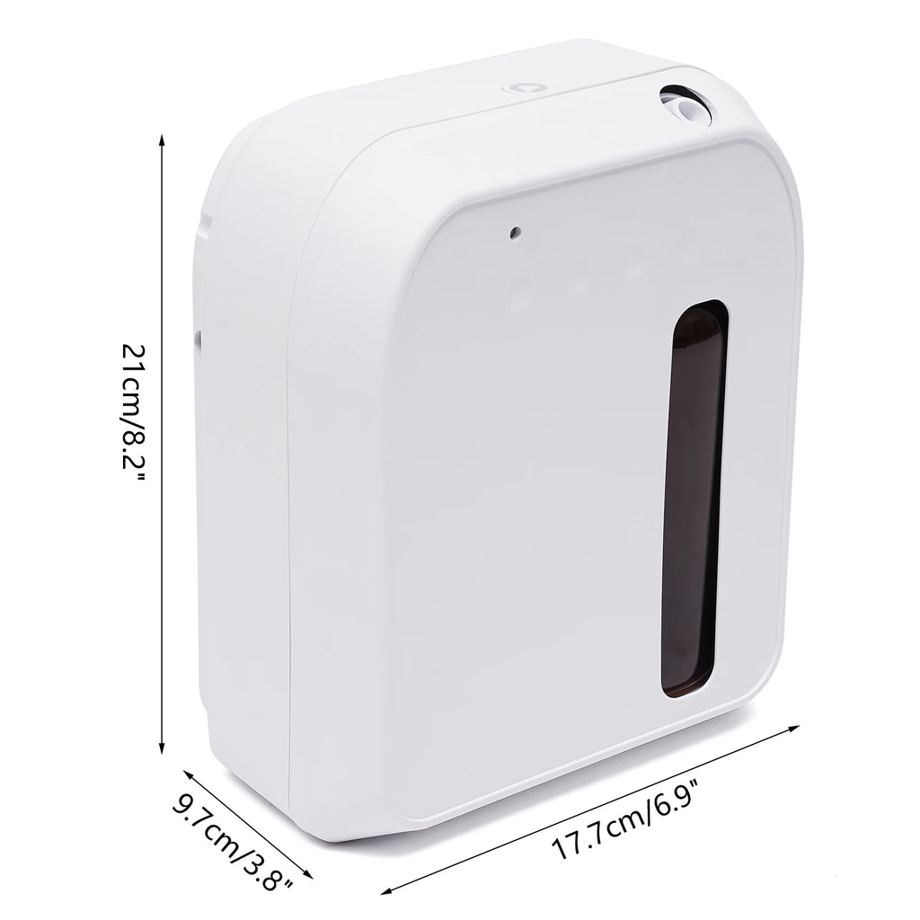 800ml Nebulizing Waterless Essential Oil Diffuser with Bluetooth App — Wall-Mount & Freestanding Aromatherapy Scent Machine for Home, Office, Spa, Gym