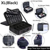 Large Capacity Professional Makeup Case – Travel Cosmetic & Nail Tool Organizer, Oxford Fabric Zipper