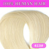 100-200g Remy Human Hair Clip-In Extensions Full Head Dark Brown 14–28 in (35–70 cm) 7-Piece Clip-On Set