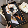 Nordic All-Season Faux Silk Square Scarf 70 x 70 cm (27.6 x 27.6 in) – Lightweight Chic Shawl for Women & Teens